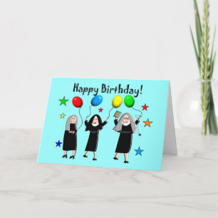 Nun Joyeux Anniversaire Cartes et Cadeaux