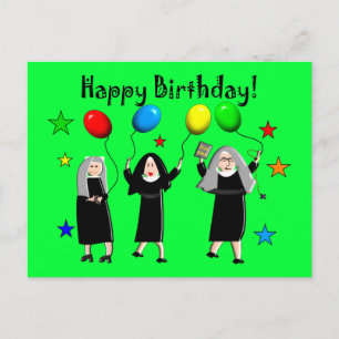Nun Joyeux Anniversaire Cartes et Cadeaux