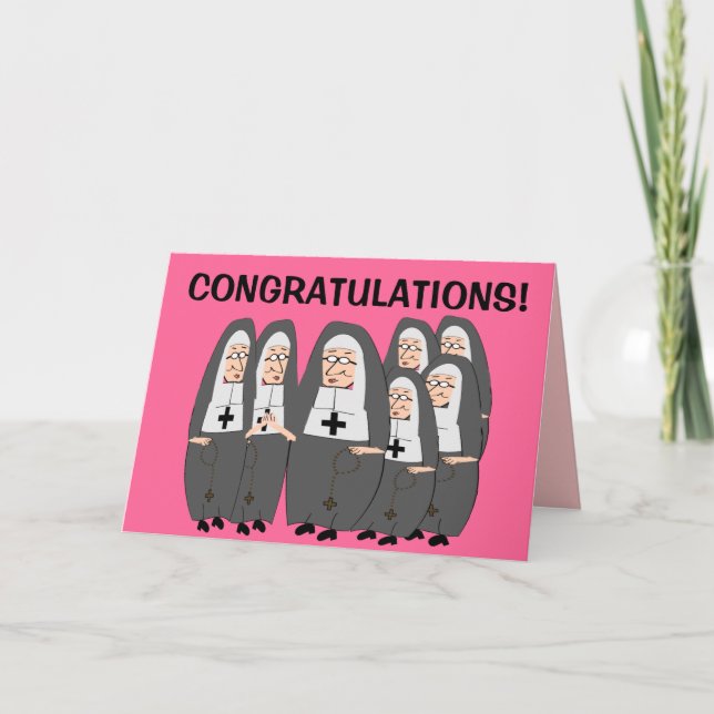 Nun Jubilee Cards Karte (Vorderseite)