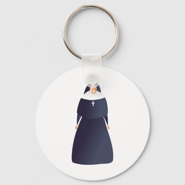 Nun Schlüsselanhänger (Vorderseite)