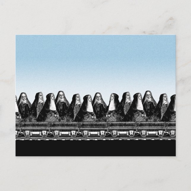 Nun Train Postkarte (Vorderseite)