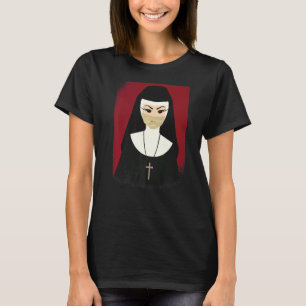 Nun zombie Nacht Angst Kostüme für Halloween-Anzug T-Shirt