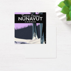 Nunavut Canada Travel Poster