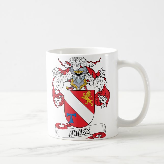 Nunez-Familienwappen Kaffeetasse (Rechts)