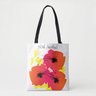 Nuns Golden 50. Jubilee Tote Bag Big Blume Tasche