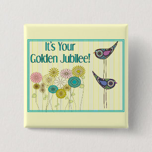 Nuns Golden Jubilee Geschenke Button