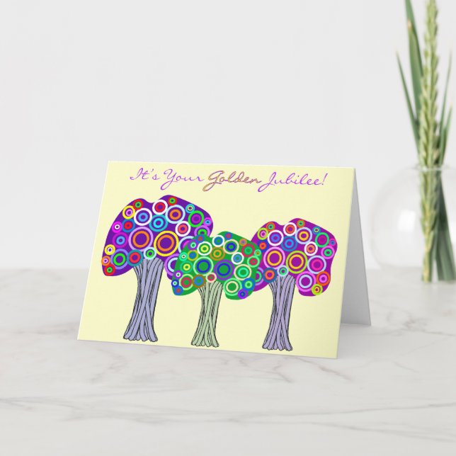 Nuns Golden Jubilee Geschenke zum 50-jährigen Jubi Karte (Vorderseite)