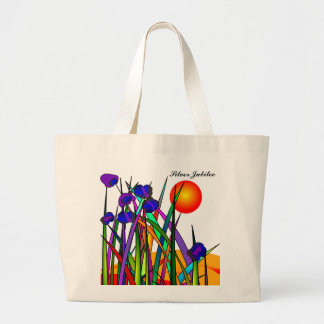 Nuns Silver 25. Jubilee Künstlerisch Floral Tote B Jumbo Stoffbeutel