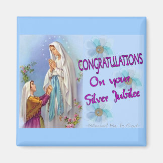Nuns Silver Jubilee Geschenke und Karten Magnet