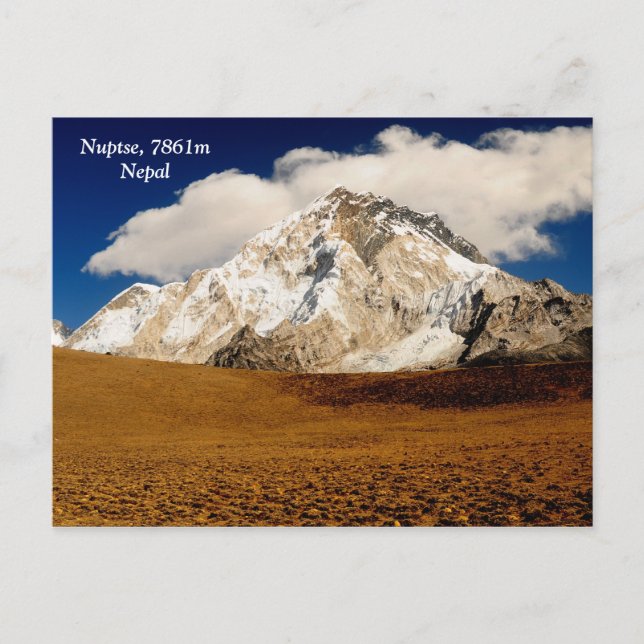 Nuptse Postkarte (Vorderseite)