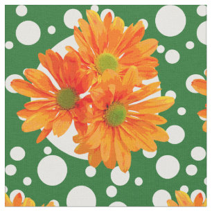 Nur 3 Gerbera Blossom + Ihr Backgr. Ideen Stoff