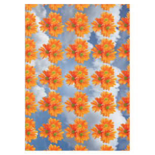 Nur 3 Gerbera Daisy Blüten + Ihr Text & Ideen Tischdecke