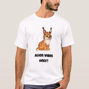 Nur Alien Vibes! Funny Cat T-Shirt