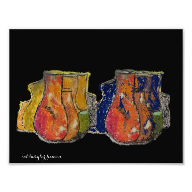 Nur alte Flaschen Fotodruck (Vorne)