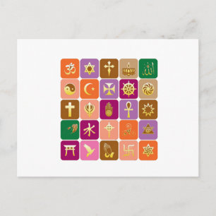 Nur ANZEIGEN:Dekorative Religiöse ICONS Postkarte