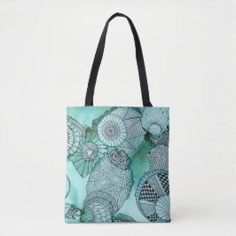 Nur Aquamarin Totbeutel Tasche