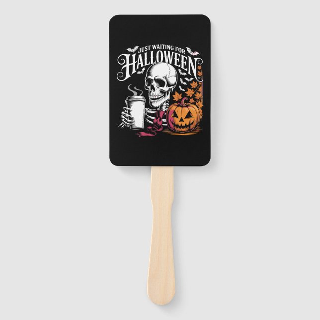 Nur auf Halloween warten Fächer (Vorderseite)