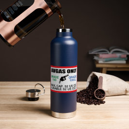 nur AVGAS/100LL Kraftstoff Trinkflasche