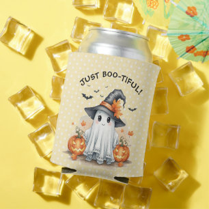 Nur BOO-schönes Girly Ghost-Lacey-Kleid, Hexenhut Dosenkühler
