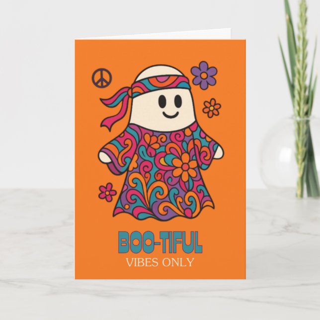 Nur Bootiful Vibes Feiertagskarte (Vorderseite)