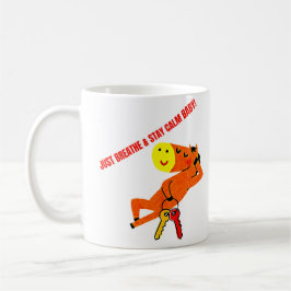 NUR BREATHE & BLEIBE CALM BABY! KAFFEETASSE