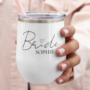 Nur Bride Vibes Individuelle Name in elegantem S