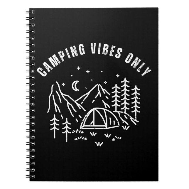 Nur Camping Vibes Notizblock (Vorderseite)