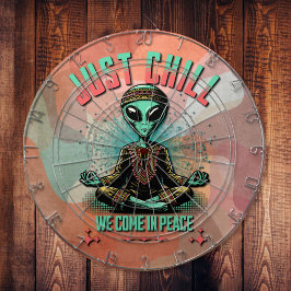 Nur Chill, wir kommen in Frieden Dartscheibe