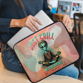 Nur Chill, wir kommen in Frieden Laptopschutzhülle