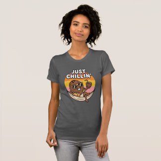 Nur Chillen Coconut-Shirt – Tropisches Sommer-T-Sh T-Shirt