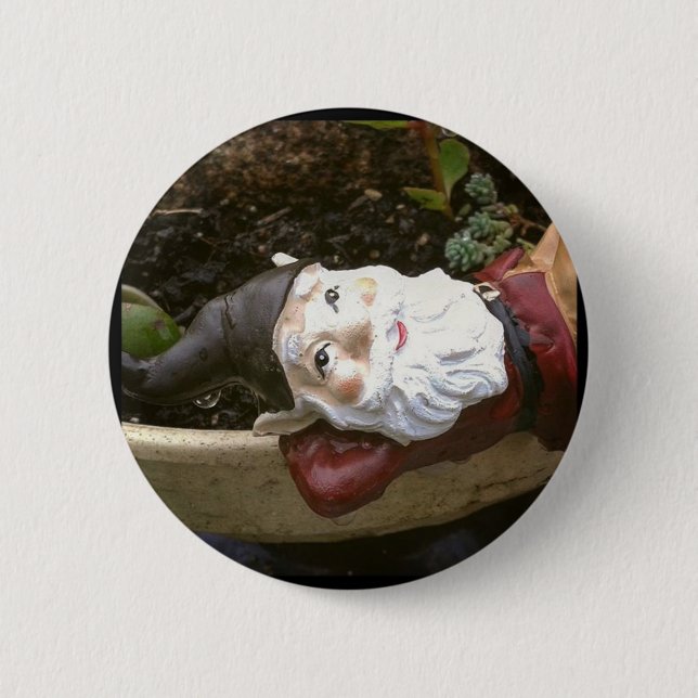 Nur Chillin, ein Garten-Genom Button (Vorderseite)