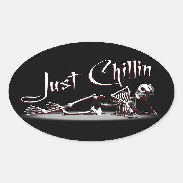 Nur Chillin Stickers (Vorderseite)