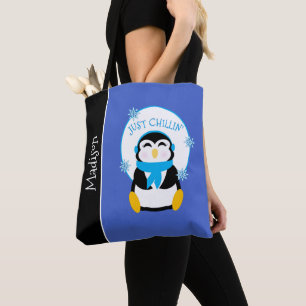 Nur Chillins Niedliche Pinguin-Tote-Tasche Tasche