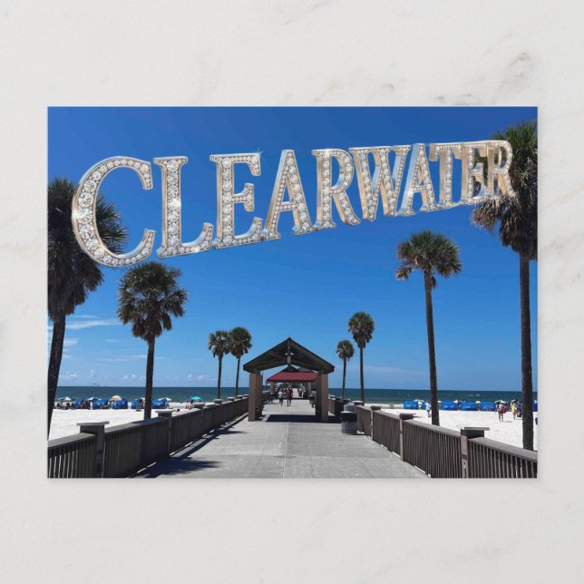 Nur Clearwater Beach Postkarte (Vorderseite)