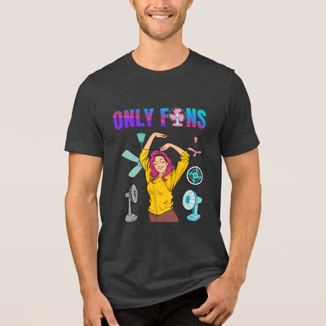 Nur coole Vibes Tri-Blend Shirt (Vorderseite)