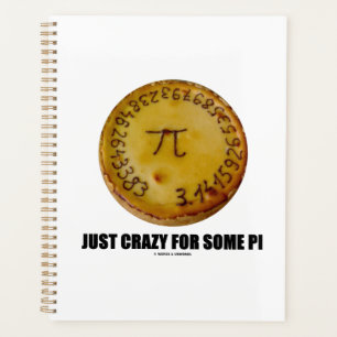 Nur Crazy für einige Pi (Pi / Pie Mathe Spaß) Planer