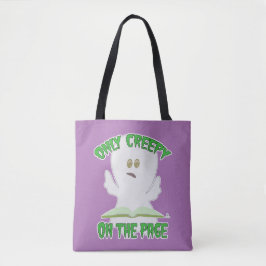 Nur Creepy auf Page Horror Funny Ghost Writer Tasche
