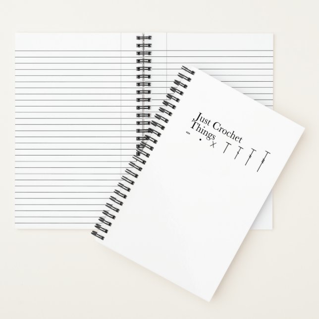 Nur Crochet-Dinge-Notebook Notizbuch (Innen)