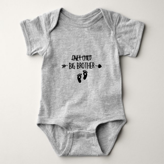 Nur das Kind ist jetzt groß geworden. Baby Strampler (Vorderseite)