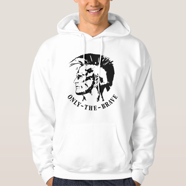 Nur der Mut Hoodie (Vorderseite)