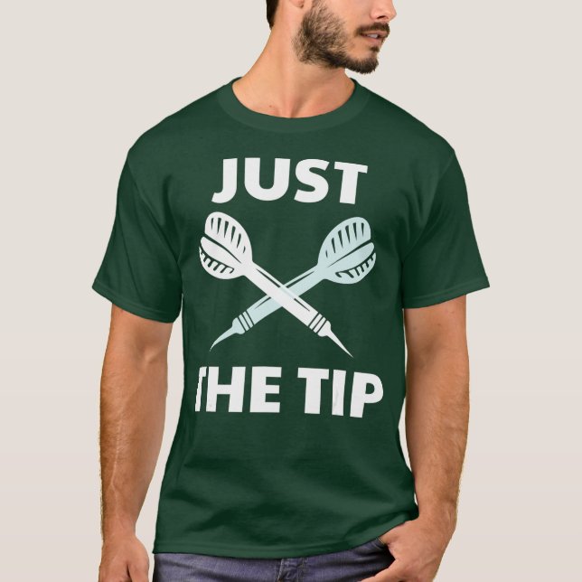 Nur der Tipp Bitte Darts Shirt Dart Player Team (Vorderseite)