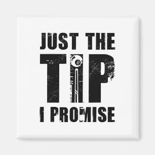 Nur der Tipp I Versprechen Billard Player Pool Sno Magnet