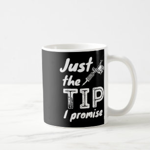 Nur der Tipp I Versprechen - der lustige Tattoo-Kü Kaffeetasse