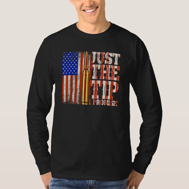 Nur der Tipp I Versprechen Gun Eigentümer Pro schi T-Shirt (Vorderseite)