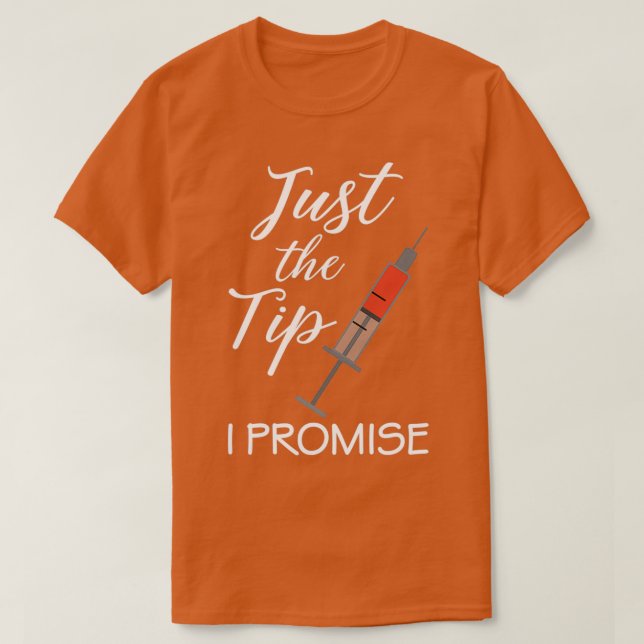 Nur der Tipp I Versprechen Krankenpflege RN PRN Fu T-Shirt (Design vorne)