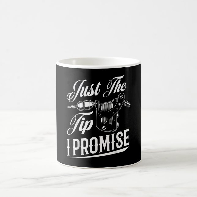 Nur der Tipp Tattoo-Künstler Funny Tattooist Gesch Kaffeetasse (Mittel)