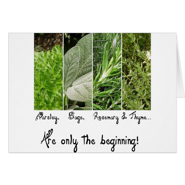 Nur die Anfang-Karte (Vorderseite (Horizontal))