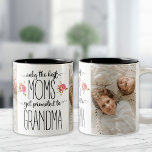 Nur die besten Mamas erhalten zur Großmutter Zweifarbige Tasse<br><div class="desc">Fertigen Sie diese Tasse besonders an und geben Sie sie als Geschenk!</div>