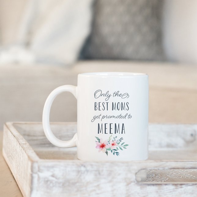 Nur die besten Mamas werden für Meema beworben Kaffeetasse (Von Creator hochgeladen)