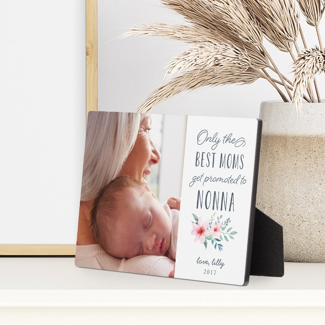 Nur die besten Mamas werden für Nonna Foto beworbe Fotoplatte (Von Creator hochgeladen)
